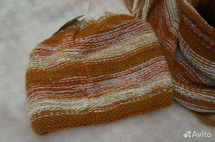 Комплект зимний шарф и снуд