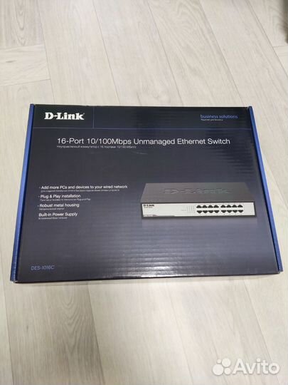 Коммутатор D-Link DES-1016C