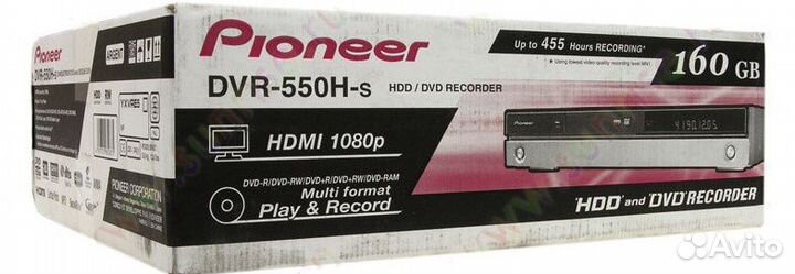 DVD рекордер Pioneer DVR-550H-S