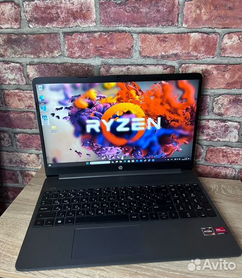 Свежий HP Ryzen 3/ DDR4 8Gb/FullHD/SSD256Gb