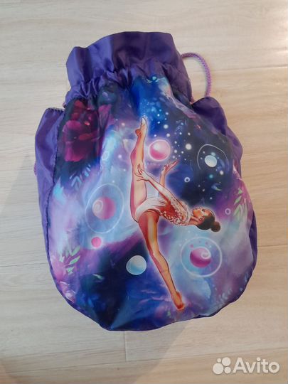 Обруч гимнастический, мяч гимнастический +чехлы