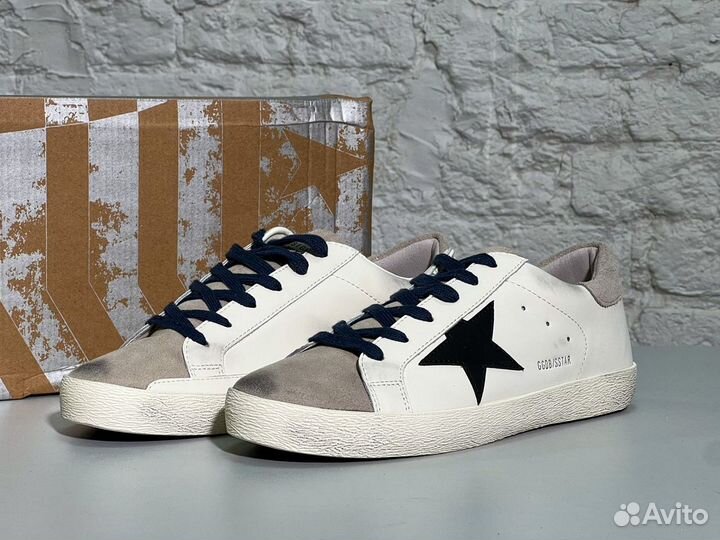 Golden Goose Superstar White Grey Black