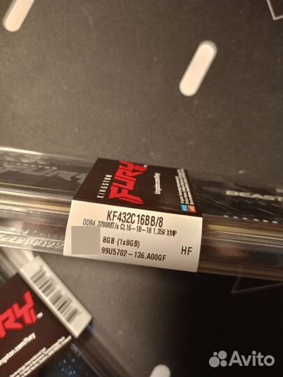 Оперативная память Kingston 16Gb(8x2) DDR4 3200MHz