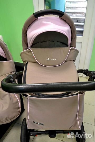 Коляска 2 в 1 Riko Basik Alfa Ecco