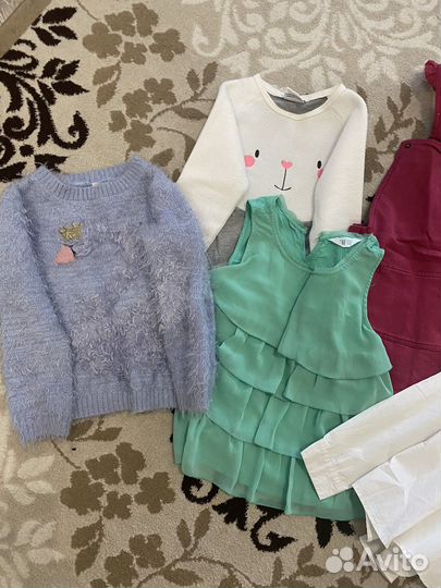Пакет вещей на девочку рост 116-128