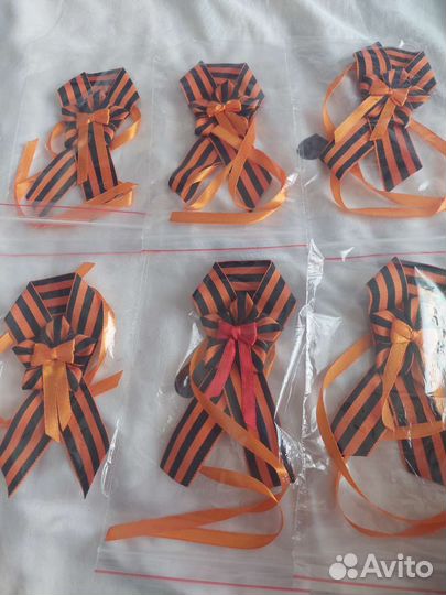 Георгиевская лента брошь, можно на машину