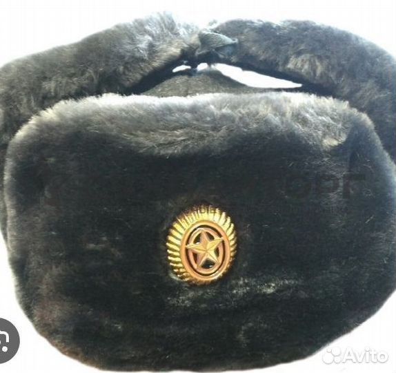 Шапка ушанка мужская