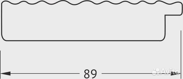 Зеркало Evoform Definite BY 3908 80x100 см красна