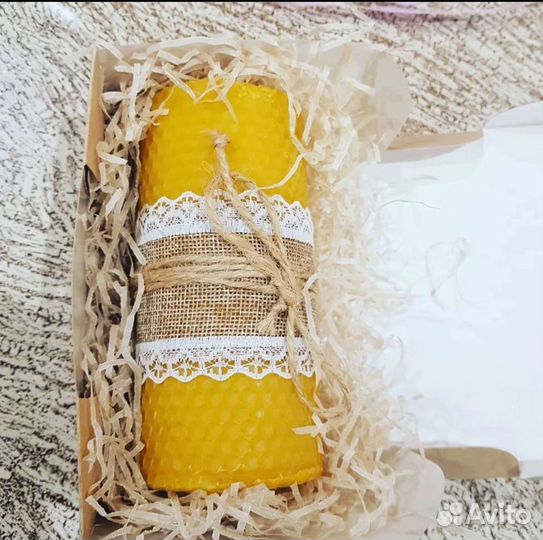 Свечи восковые медовые