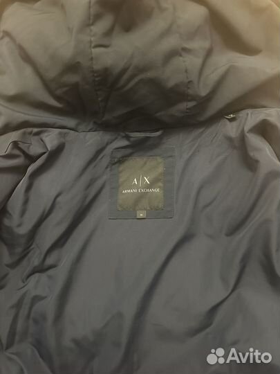 Пуховик мужской armani exchange