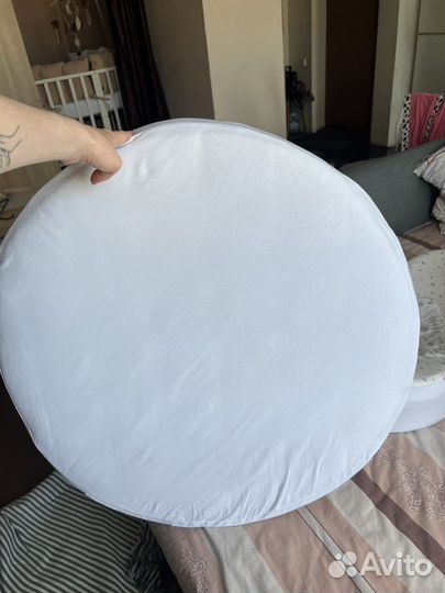Матрас в круглую кроватку