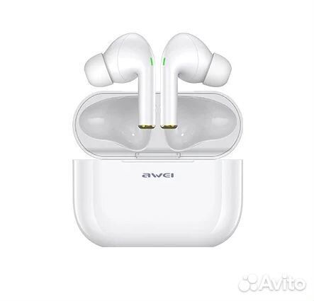 Bluetooth гарнитура (стерео) TWS awei T29, белый