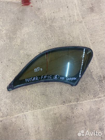 Стекло багажника левое nissan pulsar-almera fn15