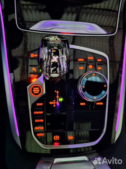 Хрустальная ручка кпп BMW 5 6 3 X5 X7