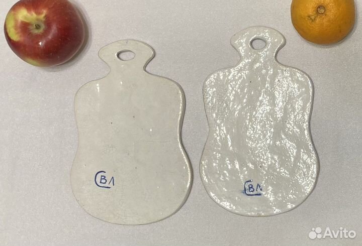 Посуда СССР - керамическая доска / сырная доска