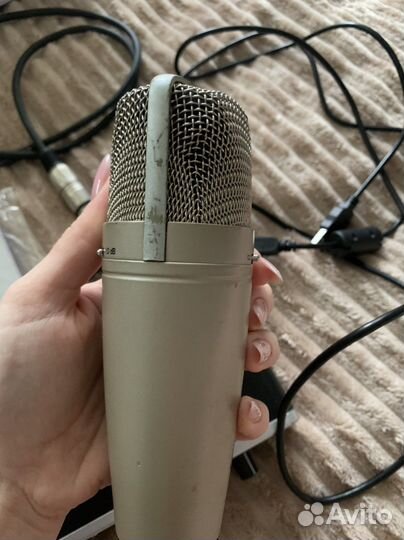Комплект behringer c3 + umc22+ джек+ кабель