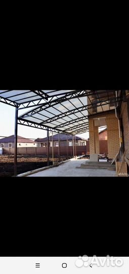 Навесы из поликарбоната