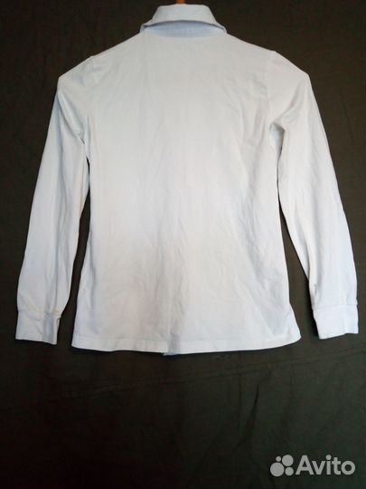 Блузка школьная для девочки 128. 8 лет. Белая