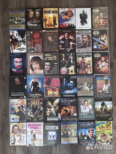 DVD и Blu-ray фильмы, клипы, мультики