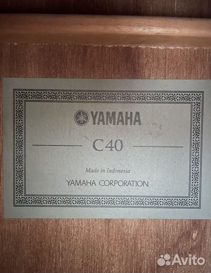 Гитара yamaha c40