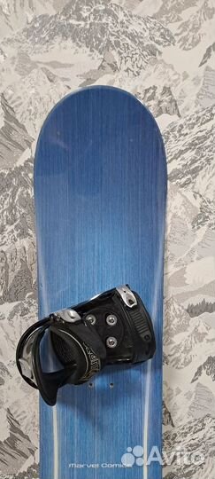 Сноуборд Marvel Comics 138cm+Крепления Burton