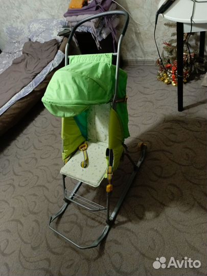 Коляска санки