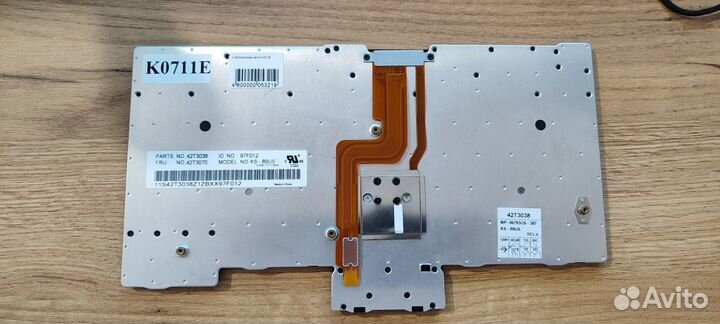 Клавиатура для ноутбука Lenovo ThinkPad X60, X61