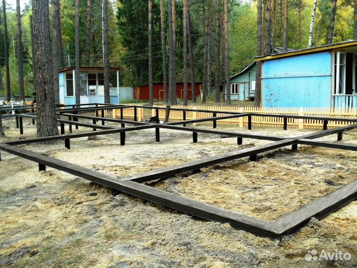 Винтовая свая d108мм с оголовком в комплекте