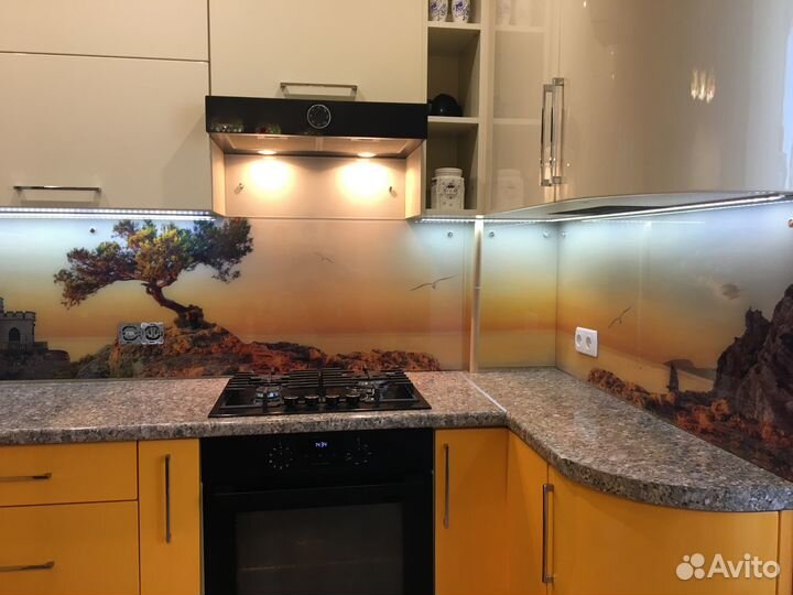 Фартук для кухни с фотопечатью