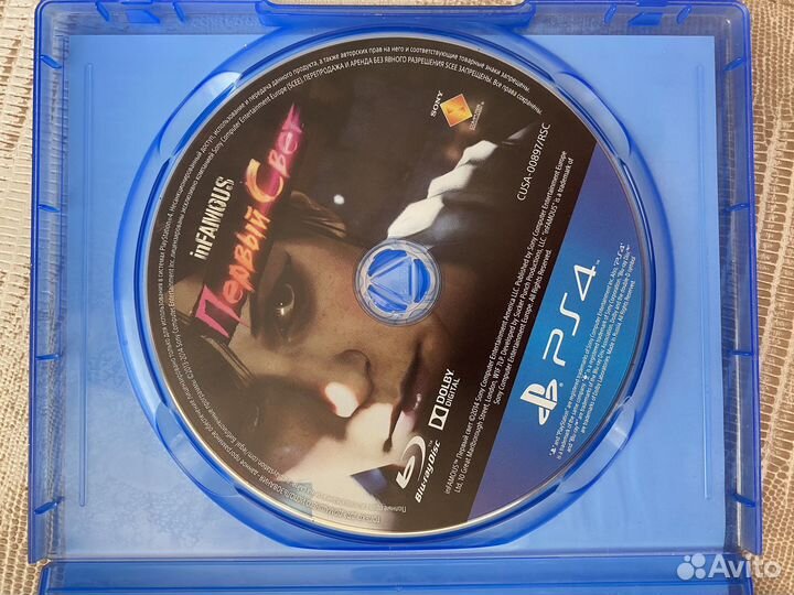 Игра PS4 infamous Первый свет