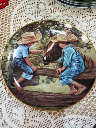 Тарелка декоративная от Хелен Ремпел 1983 г