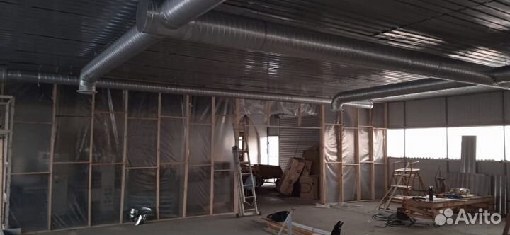 Монтаж систем вентиляции и кондиционирования