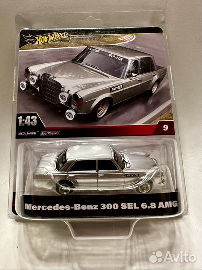 Hot Wheels Premium 1:43 Mercedes Benz 300 SEL