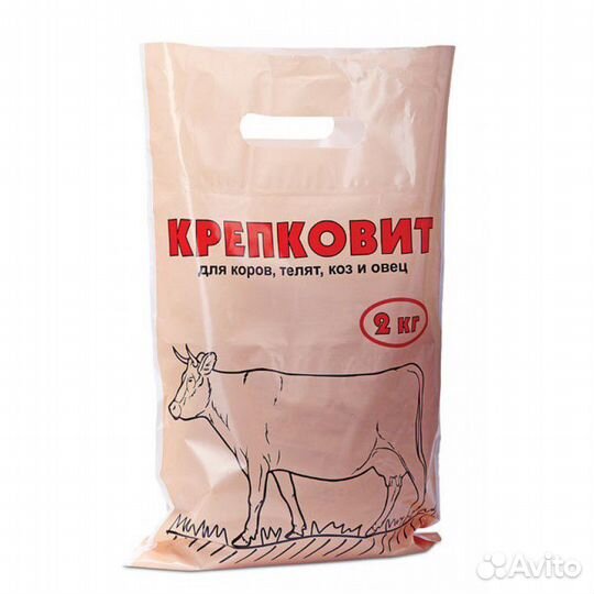 Крепковит для коров, телят, коз и овец, 2 кг