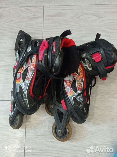 Детские ролики и защита щлем