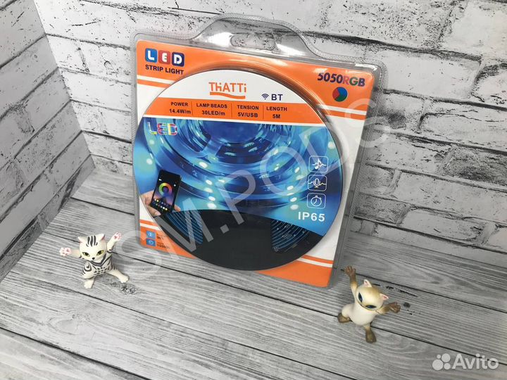 Светодиодная лента RGB 5050 с Bluetooth