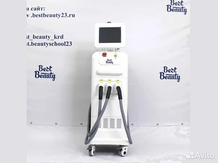 Аппарат 4 в 1 модель К10: Элос, SHR, YAG-лазер