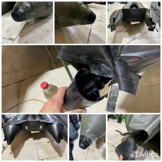 Ремонт лодок пвх, порезов,бронирование,усиление