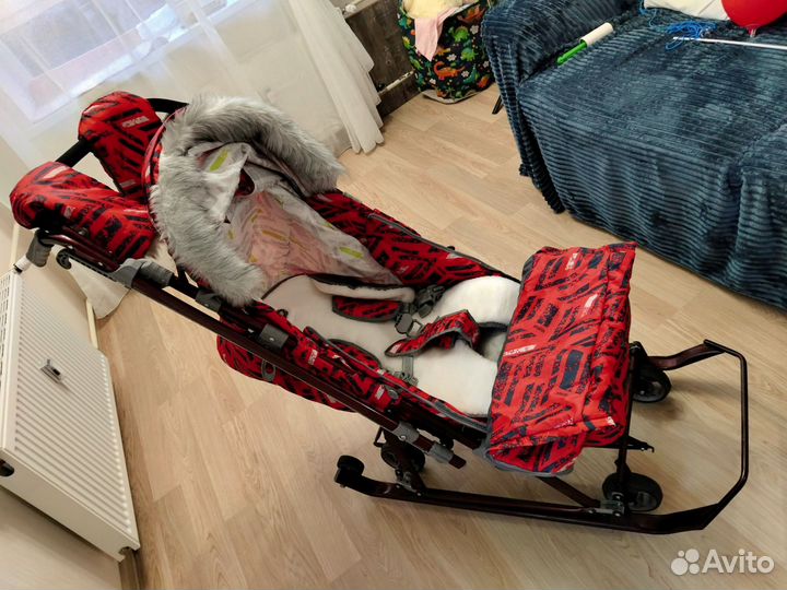 Детские Санки-коляска Nika - Ника 7-8SK