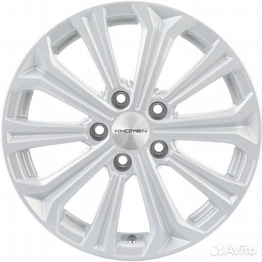 Диски Khomen KHW 1610 6.5x16 5*114.3 ET47 DIA66.1 F-Silver Литой