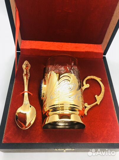 Подстаканник с лазуритом, Златоуст