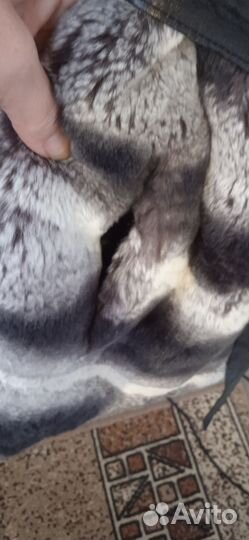 Шуба натуральная Рекс под шиншиллу 42-44 размер