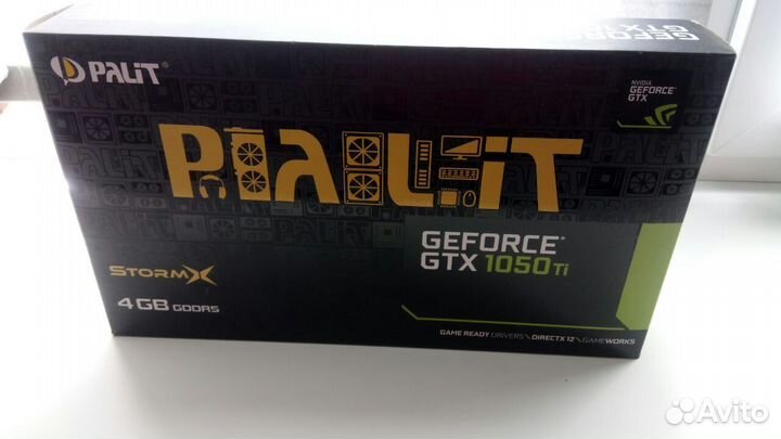Видеокарта Geforce GTX 1050ti Palit StormX