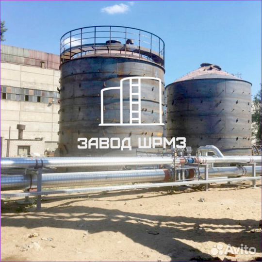 Резервуар вертикальный стальной 400 кубов