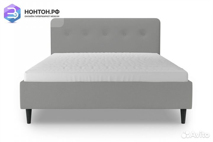 Кровать Милена серая