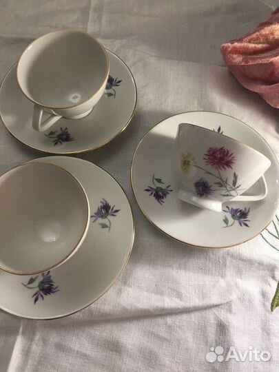 Винтажная сахарница, чайничек