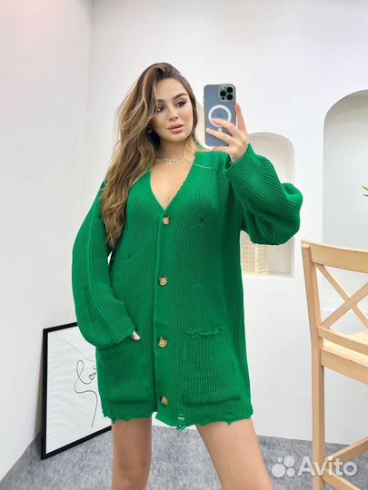 Кардиган женский длинный оптом