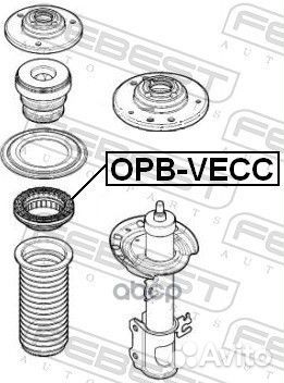 Подшипник опоры амортизатора opel vectra C/astr