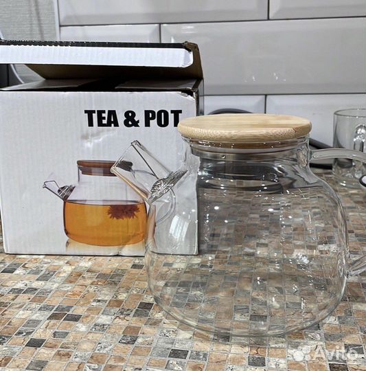 Чайник заварочный 1.1 литра/ Новый