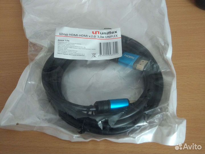 Кабель hdmi,3м,10м